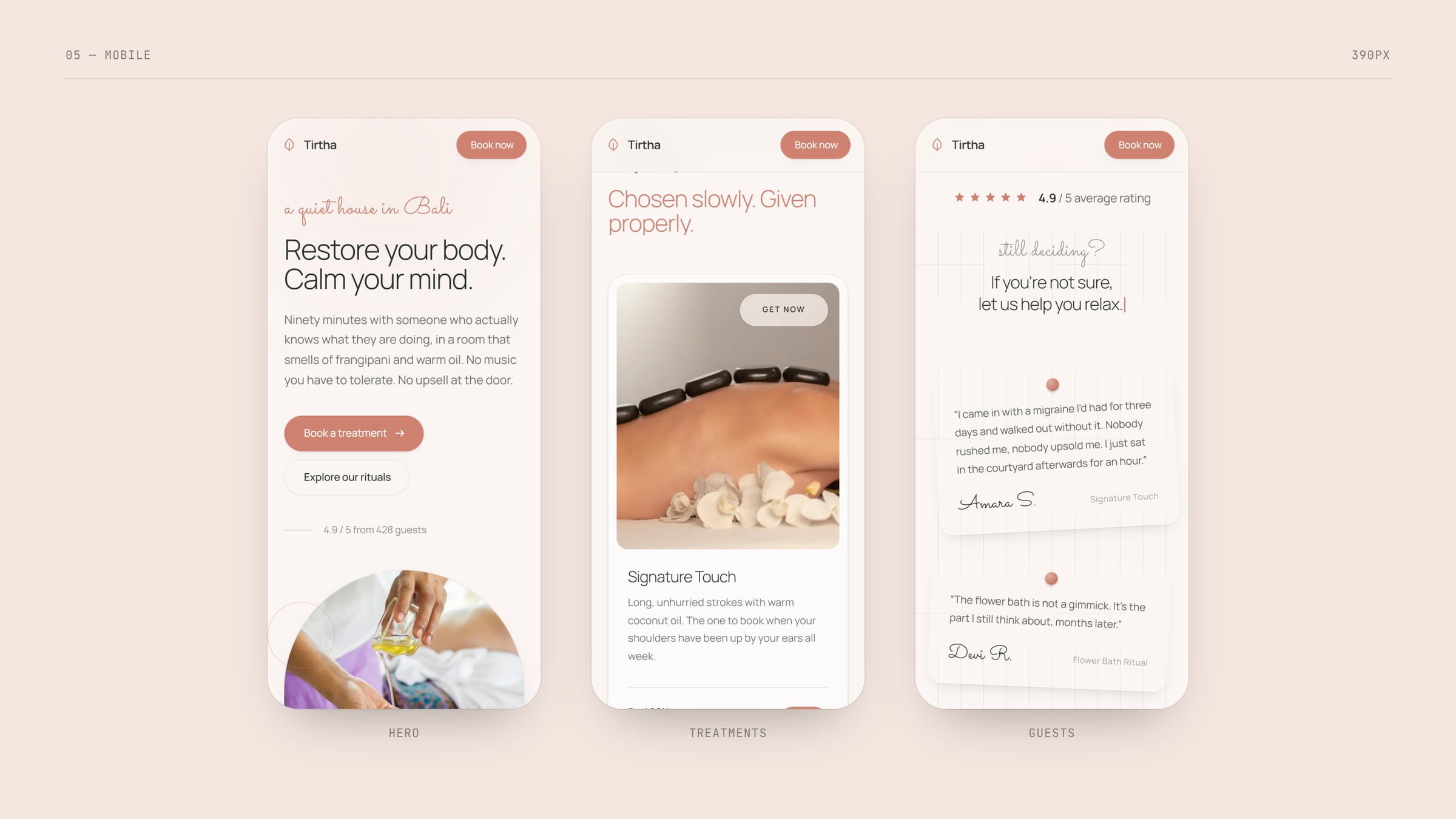 Bali Spa & Wellness project screenshot 4